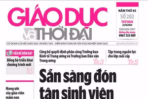 Tin tức báo in 22/8: Mong ước của giáo viên mầm non