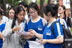 Thí sinh dự kỳ thi đánh giá năng lực do Đại học Quốc gia TPHCM tổ chức năm 2025. Ảnh: UTE