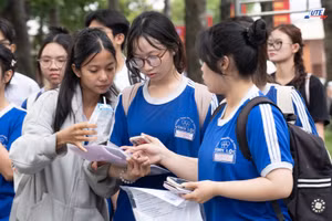 Thí sinh dự kỳ thi đánh giá năng lực do Đại học Quốc gia TPHCM tổ chức năm 2025. Ảnh: UTE