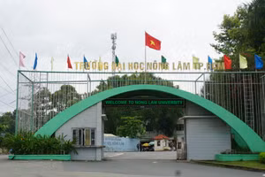 Trường Đại học Nông Lâm TPHCM. (Ảnh: Mạnh Tùng)