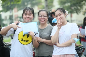 Thí sinh dự thi đánh giá năng lực do Đại học Quốc gia TPHCM tổ chức tại điểm thi Trường Đại học Bách khoa. Ảnh: HCMUT