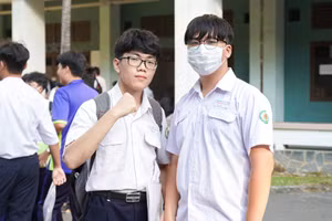 Thí sinh dự thi đánh giá năng lực do Đại học Quốc gia TPHCM tổ chức năm 2025. Ảnh: L.N