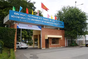 Trường Đại học Sư phạm Kỹ thuật TPHCM. (Ảnh: Mạnh Tùng)