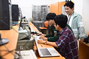 Sinh viên Trường Đại học Quốc tế (Đại học Quốc gia TPHCM). Ảnh: HCMIU