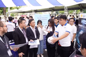 Vòng chung kết Cuộc thi Bách Khoa Innovation (BKI 2025), sáng 9/8. Ảnh: BKI