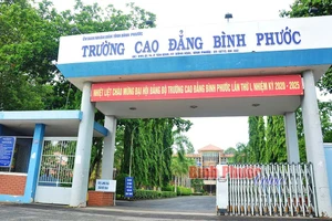 Trường Cao đẳng Bình Phước. Ảnh: Bình Phước Online