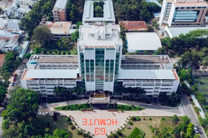 Khuôn viên cơ sở chính Trường Đại học Công nghệ Kỹ thuật TPHCM tại phường Thủ Đức, TPHCM. Ảnh: UTE