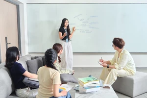 Sinh viên Đại học Kinh tế TPHCM. Ảnh: UEH.