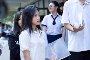 Thí sinh dự thi đánh giá năng lực do Đại học Quốc gia TPHCM tổ chức năm 2925. Ảnh: UTE