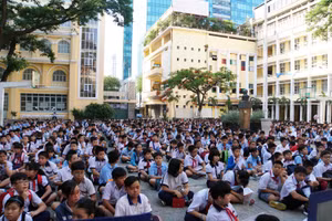 Học sinh TPHCM trong một kỳ thi tuyển sinh lớp 6. Ảnh minh họa: Lê Nam