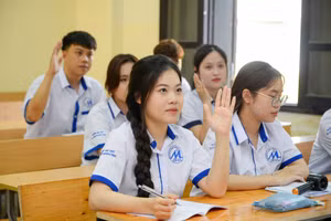 Sinh viên Trường Đại học Tài chính - Marketing. Ảnh: UFM.