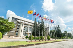 Trụ sở Đại học Quốc gia TPHCM. Ảnh: VNUHCM