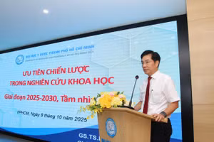 GS.TS.BS Trần Diệp Tuấn, Chủ tịch Hội đồng trường ĐH Y Dược TPHCM.