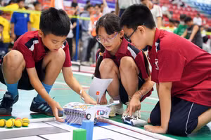 Vòng Chung kết cuộc thi Robocon ORC toàn quốc 2025 chính thức diễn ra vào ngày 26-27/7/2025. Ảnh: HCMUT