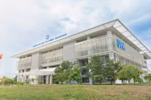 Cơ sở Long Trường, Trường Đại học Tài chính - Marketing. Ảnh: UFM