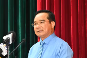 Tân Chủ tịch UBND TPHCM Nguyễn Văn Được. (Ảnh: Cổng TTĐT TPHCM).