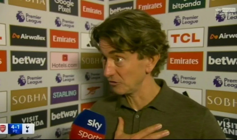 “Tôi xin lỗi người hâm mộ Tottenham về thất bại của đội hôm nay”, HLV Thomas Frank lên tiếng sau trận đấu. arsenal-8.jpg