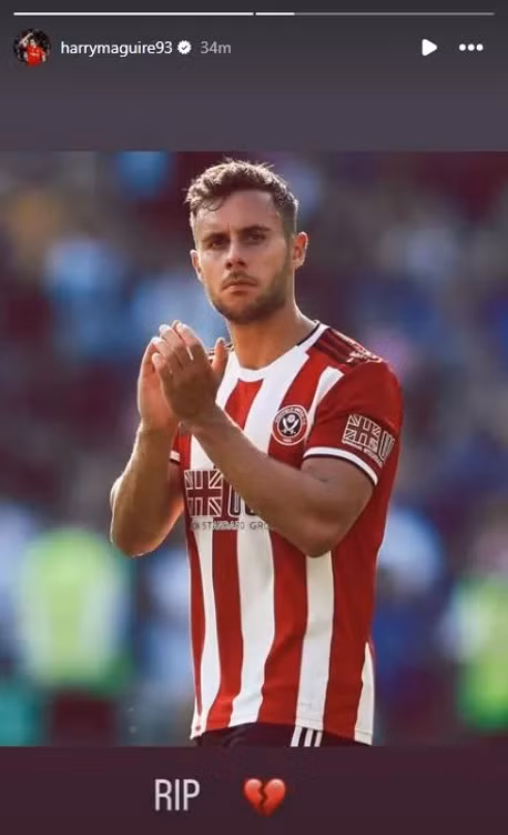 Trung vệ Man Utd Harry Maguire đã gửi lời cầu nguyện đến cầu thủ xấu số Baldock. 10-2240.png