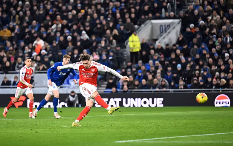 Bàn thắng duy nhất được Viktor Gyokeres ghi ở phút 27 trên chấm phạt đền. arsenal-02.jpg