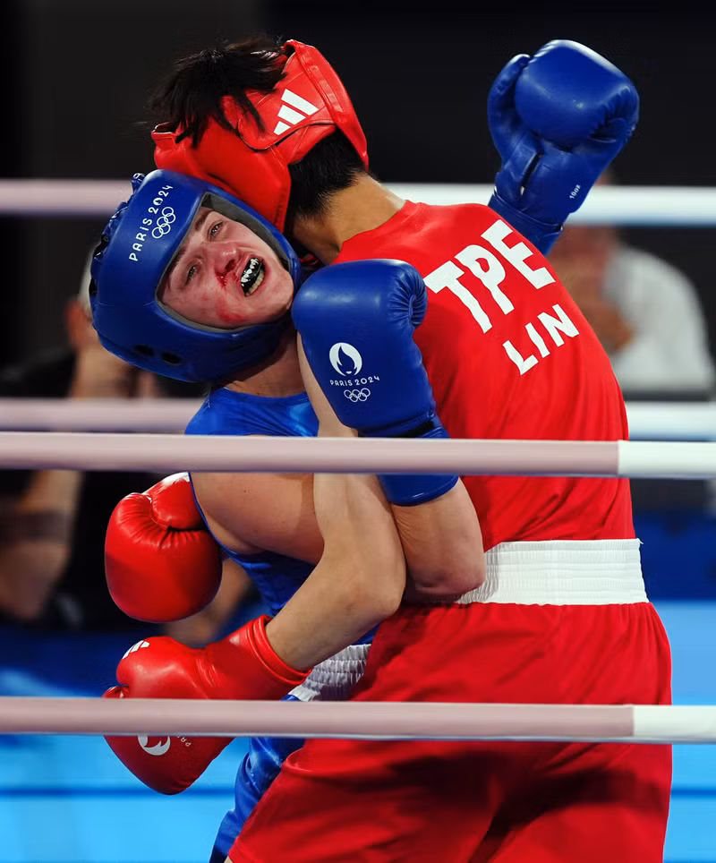 Lin Yu-Ting vừa thắng võ sĩ 20 tuổi người Ba Lan ở trận chung kết hạng 57kg. 3.jpg