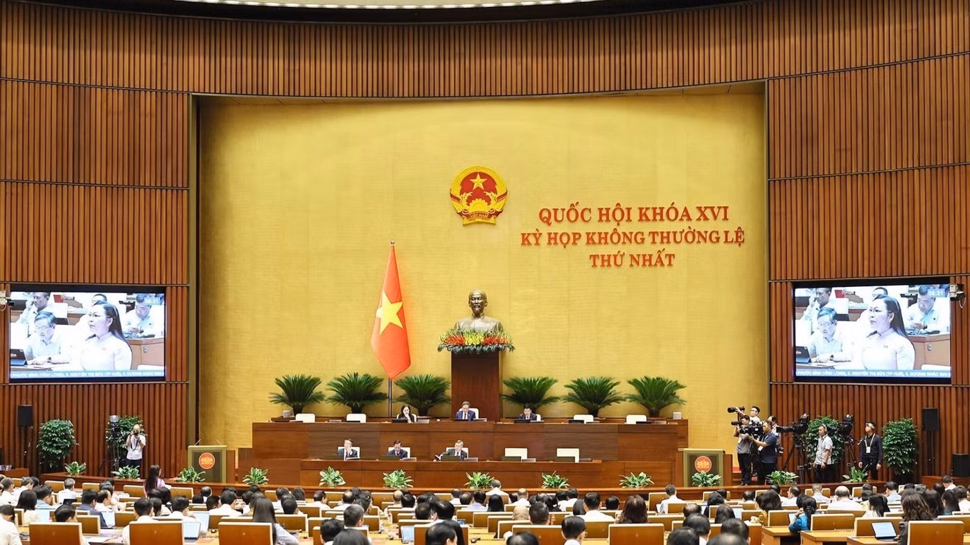 Quang cảnh phiên họp Quốc hội ngày 7/8/2026. Ảnh: Doãn Tấn/TTXVN