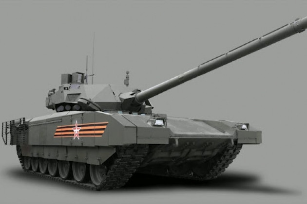 Xe tăng T-100 'Black Armata' đang được tạo ra