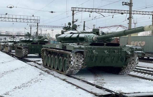 Lô xe tăng T-72B3M hiện đại hóa tham chiến ở Nam Donetsk