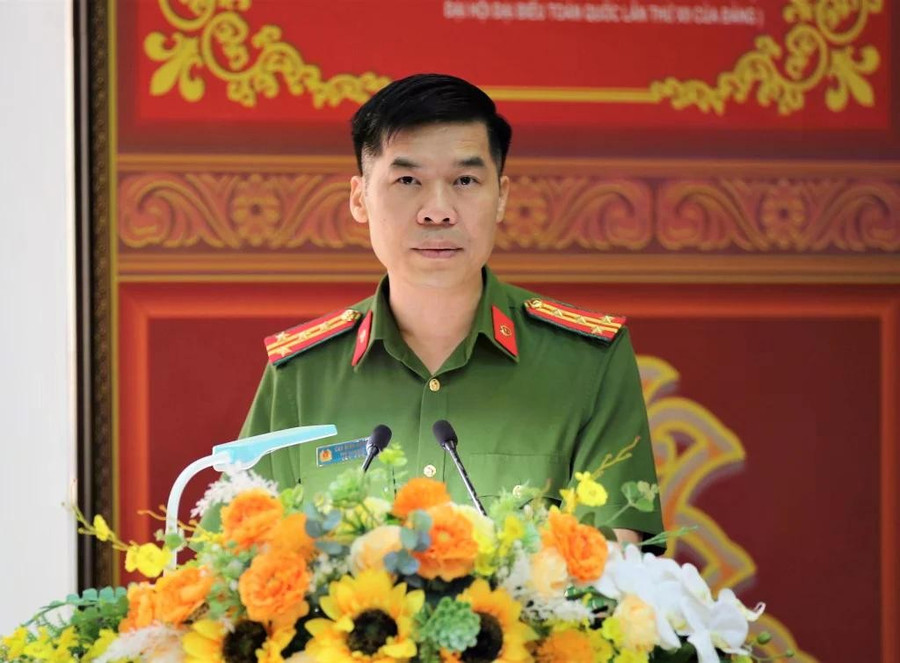 Đại tá Cao Minh Huyền - Giám đốc Công an tỉnh Lào Cai.