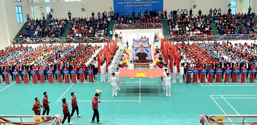 Toàn cảnh lễ khai mạc Đại hội TDTT.