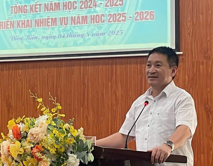 Ông Lê Quang Vinh phát biểu tại hội nghị. le-quang-vinh.jpg
