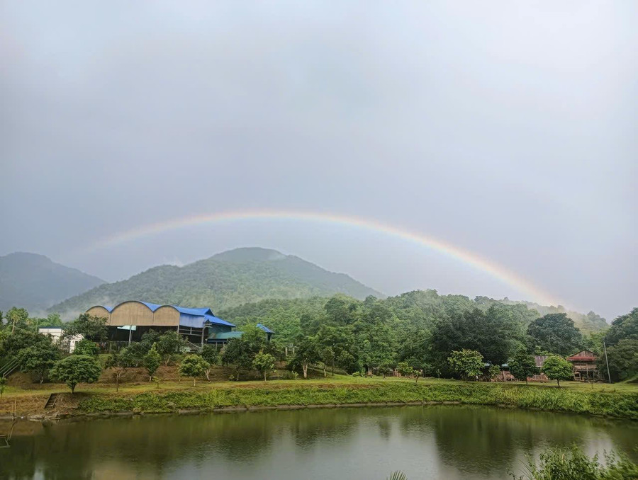 Một góc Sín Thầu sau cơn mưa. (Ảnh: Nu Xò).