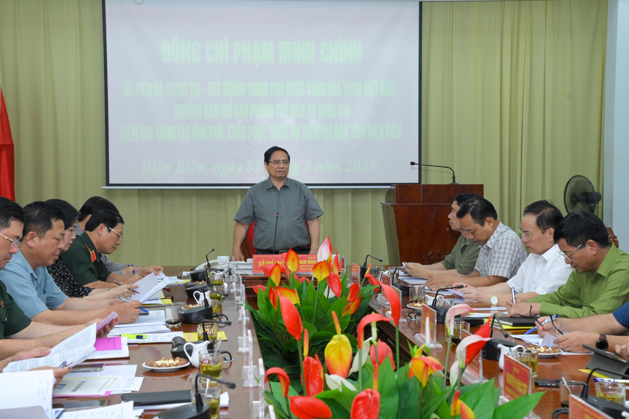 Thủ tướng Phạm Minh Chính làm việc với Ban thường vụ Tỉnh ủy Điện Biên. thu-tuong-4.jpg