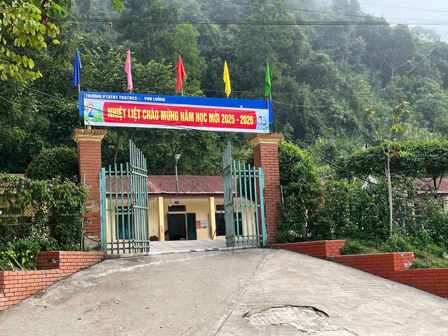 Trường PTDTBT TH-THCS Phu Luông, xã Mường Nhà.