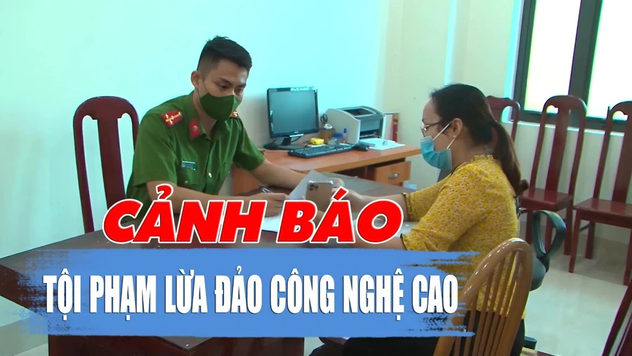 Người bị hại tới trình báo Công an. (Ảnh: ĐTV)