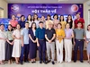 Các đại biểu về dự Hội thảo dạy và học STEM ở Trường THCS Trần Mai Ninh, tỉnh Thanh Hóa. Ảnh: NTCC