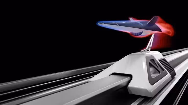 Năm 2025, Auriga Space ở California thử nghiệm đường ray điện từ phóng tên lửa. Hệ thống nam châm công suất lớn đẩy phương tiện đạt Mach 6 trên đường ray, rồi đưa lên tầng khí quyển, giảm gần hết nhiên liệu cần thiết. 7-dot-pha-cong-nghe-khong-gian-lam-rung-chuyen-nam-2025-6.jpg