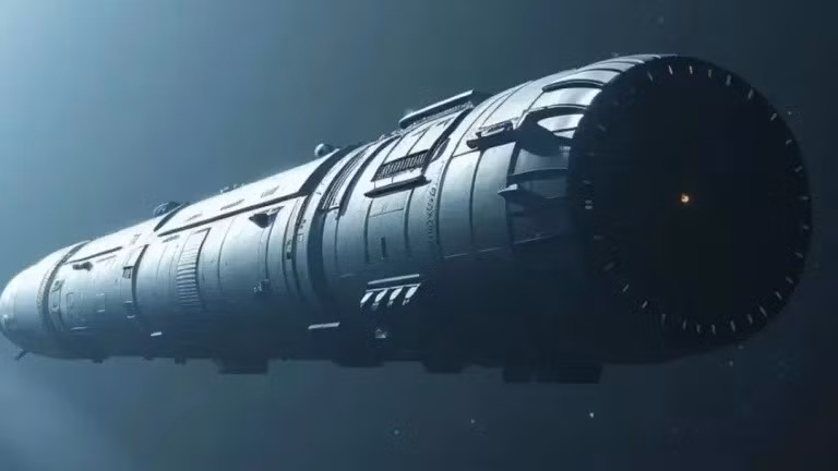 Cuộc thi thiết kế Hyperion chọn tàu Chrysalis dài 58 km, dạng “xì gà”, chở 2.400 người tới hệ sao Alpha Centauri trong 400 năm. Tàu có cấu trúc lồng ghép, trọng lực nhân tạo, dùng năng lượng nhiệt hạch. 7-dot-pha-cong-nghe-khong-gian-lam-rung-chuyen-nam-2025-4.jpg