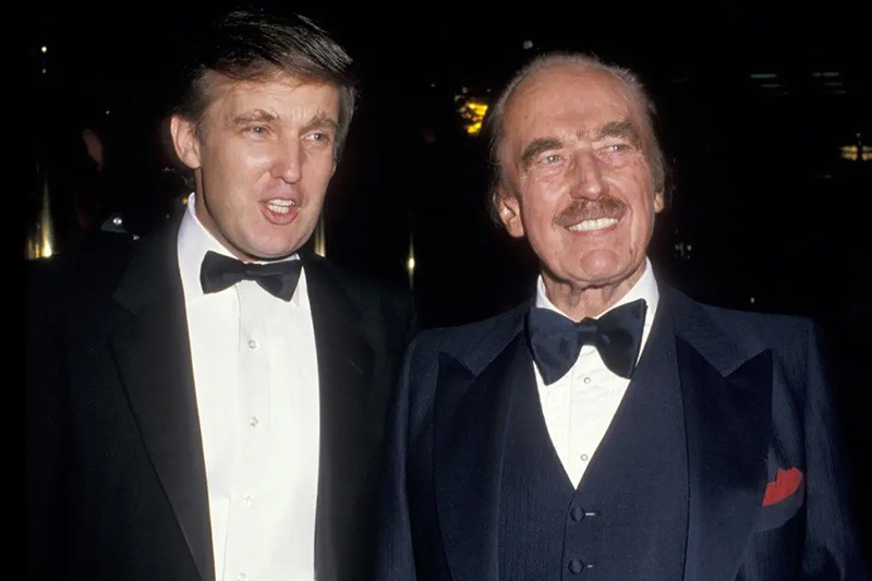 Donald Trump cùng cha mình, Fred Trump. chum-anh-ngoi-nha-thoi-tho-au-cua-tong-thong-donald-trump-09.jpg