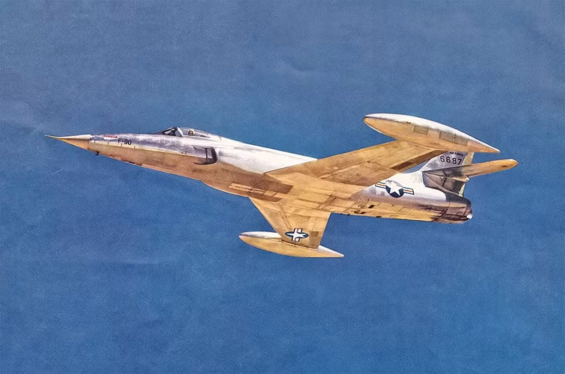 2. Lockheed XF-90. Máy bay siêu âm khi bổ nhào, có động cơ đốt sau đầu tiên của Lockheed. Thiết kế đẹp nhưng hiệu suất kém, thua XF-88. chum-anh-10-may-bay-chien-dau-tuyet-voi-cua-my-bi-huy-bo-021.jpg