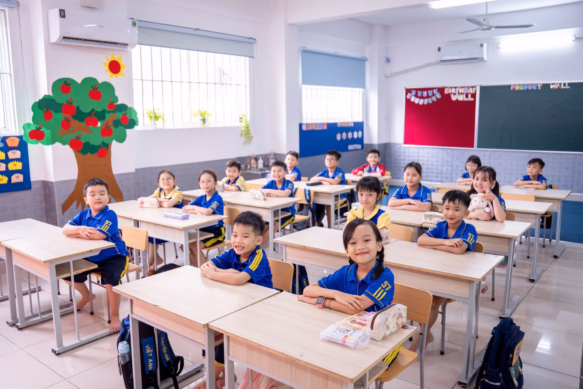 Học sinh Trường Tiểu học Việt Anh (TPHCM). 