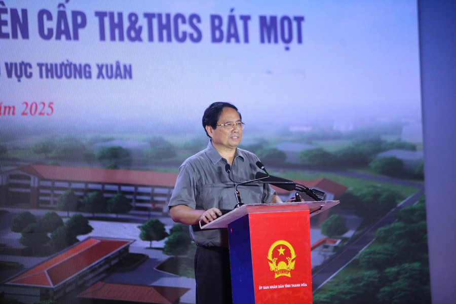 Thủ tướng Phạm Minh Chính phát biểu tại buổi lễ. 3d19cb0a8f03025d5b12.jpg