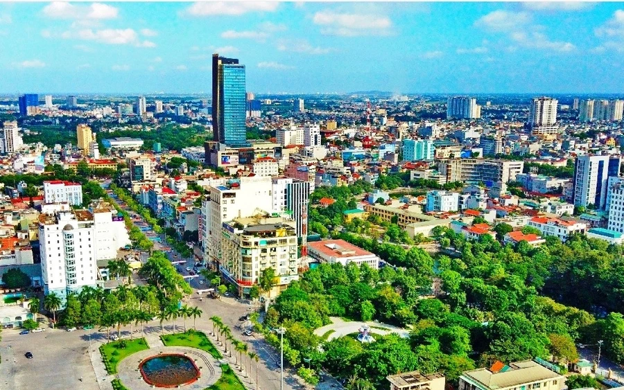 Một góc TP Thanh Hóa hiện nay. Ảnh: BTH
