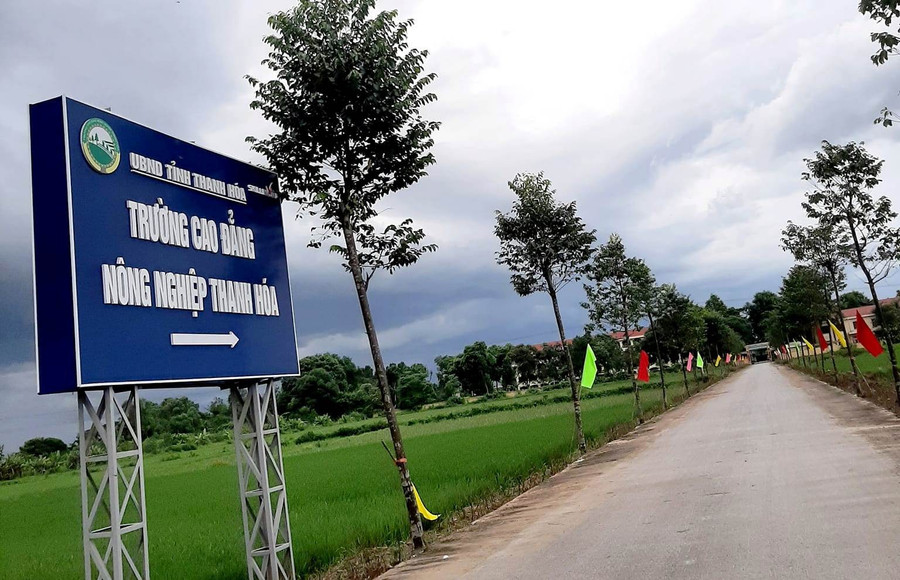 Trường Cao đẳng Nông nghiệp Thanh Hóa - nơi xảy ra sự việc. Ảnh: NTCC