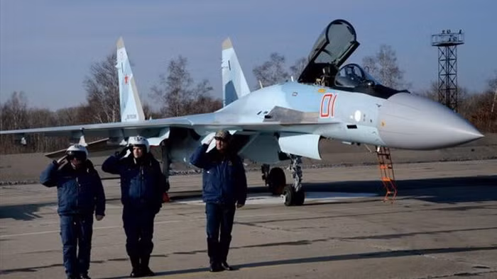 Tiêm kích Su-35S của Nga.