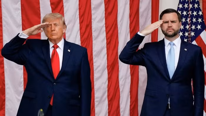Tổng thống Mỹ Donald Trump và Phó Tổng thống J.D. Vance.