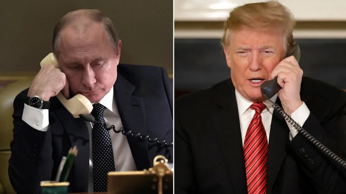 Tổng thống Nga Vladimir Putin và Tổng thống Mỹ Donald Trump.