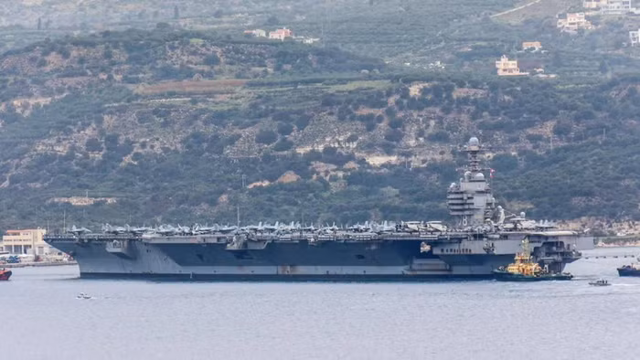 Siêu tàu sân bay USS Gerald R. Ford.