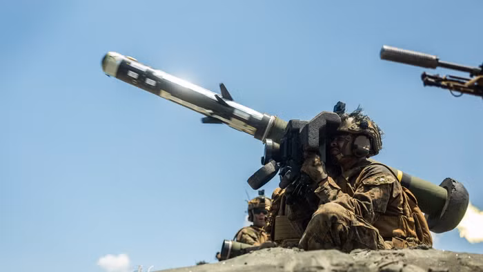 Tên lửa chống tăng Javelin.