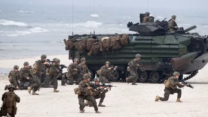 Lực lượng NATO trong một cuộc tập trận chung tại Ba Lan.