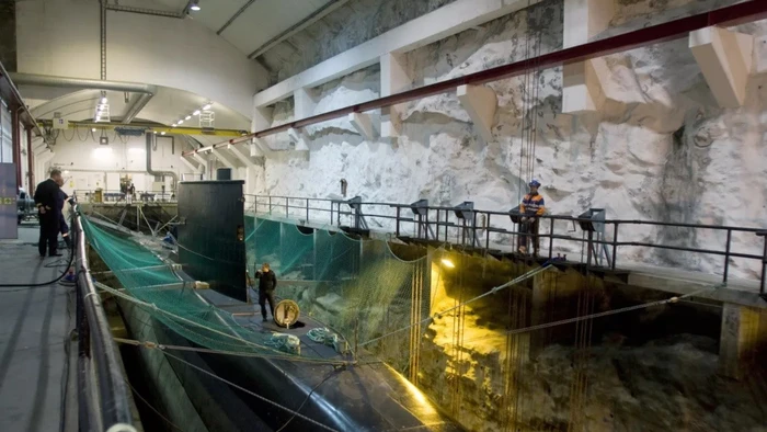 Căn cứ tàu ngầm Olavsvern của Hải quân Na Uy.